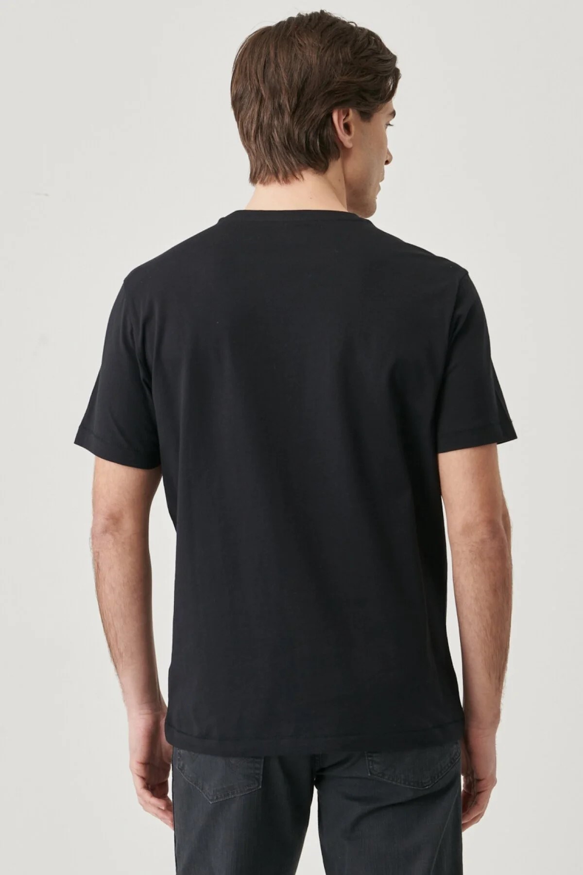 Wrangler Erkek T-Shirt W7C07D301 Black