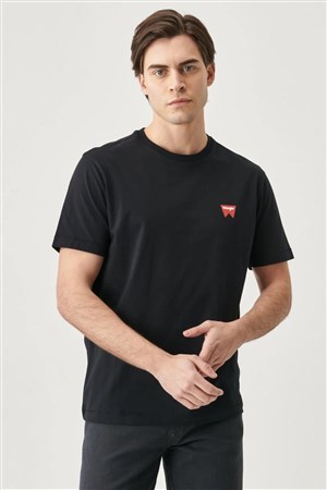 Wrangler Erkek T-Shirt W7C07D301 Black