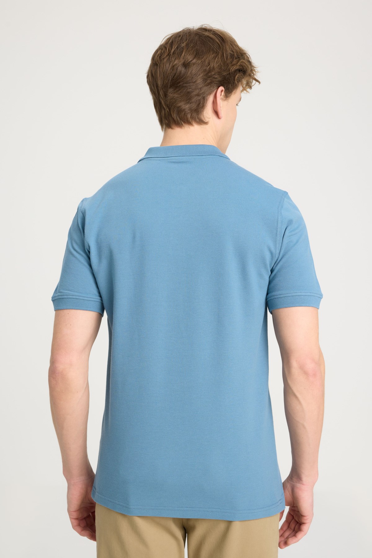 Wrangler Erkek T-Shirt W7D5K4XX2T404 Light Blue